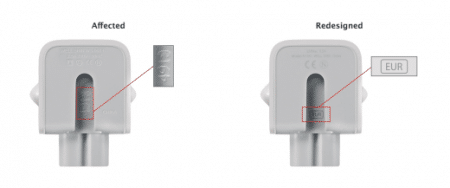 Apple เรียกคืนอะแดปเตอร์